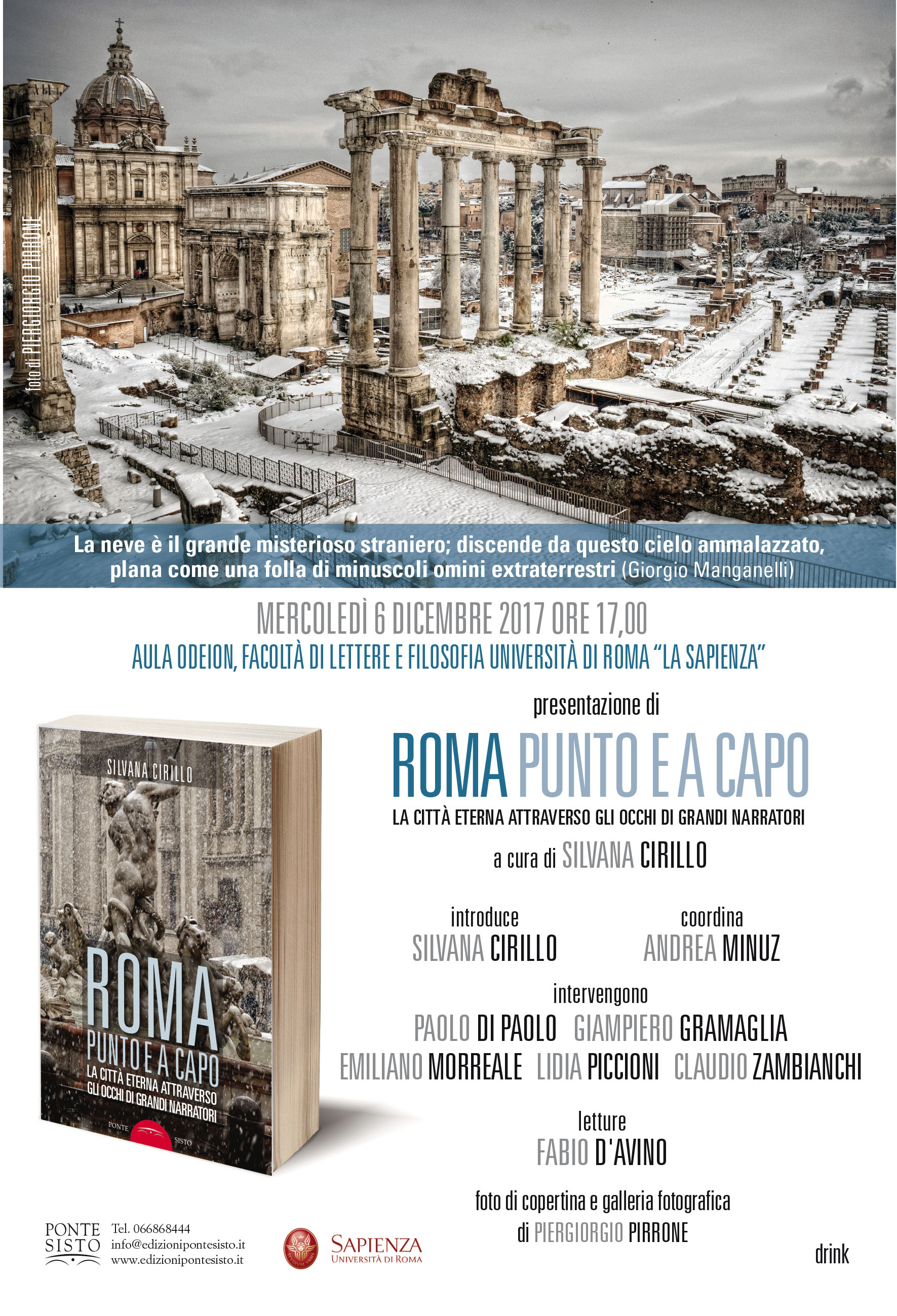 “Roma. Punto e a capo”, il nuovo libro di Silvana Cirillo