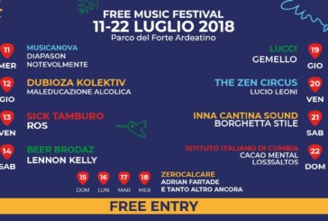ArdeForte 2018: torna il Festival più amato dai giovani della Capitale