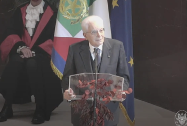 Il Presidente della Repubblica Sergio Mattarella e il premio Nobel per la fisica Giorgio Parisi all’inaugurazione dell’anno accademico della Sapienza