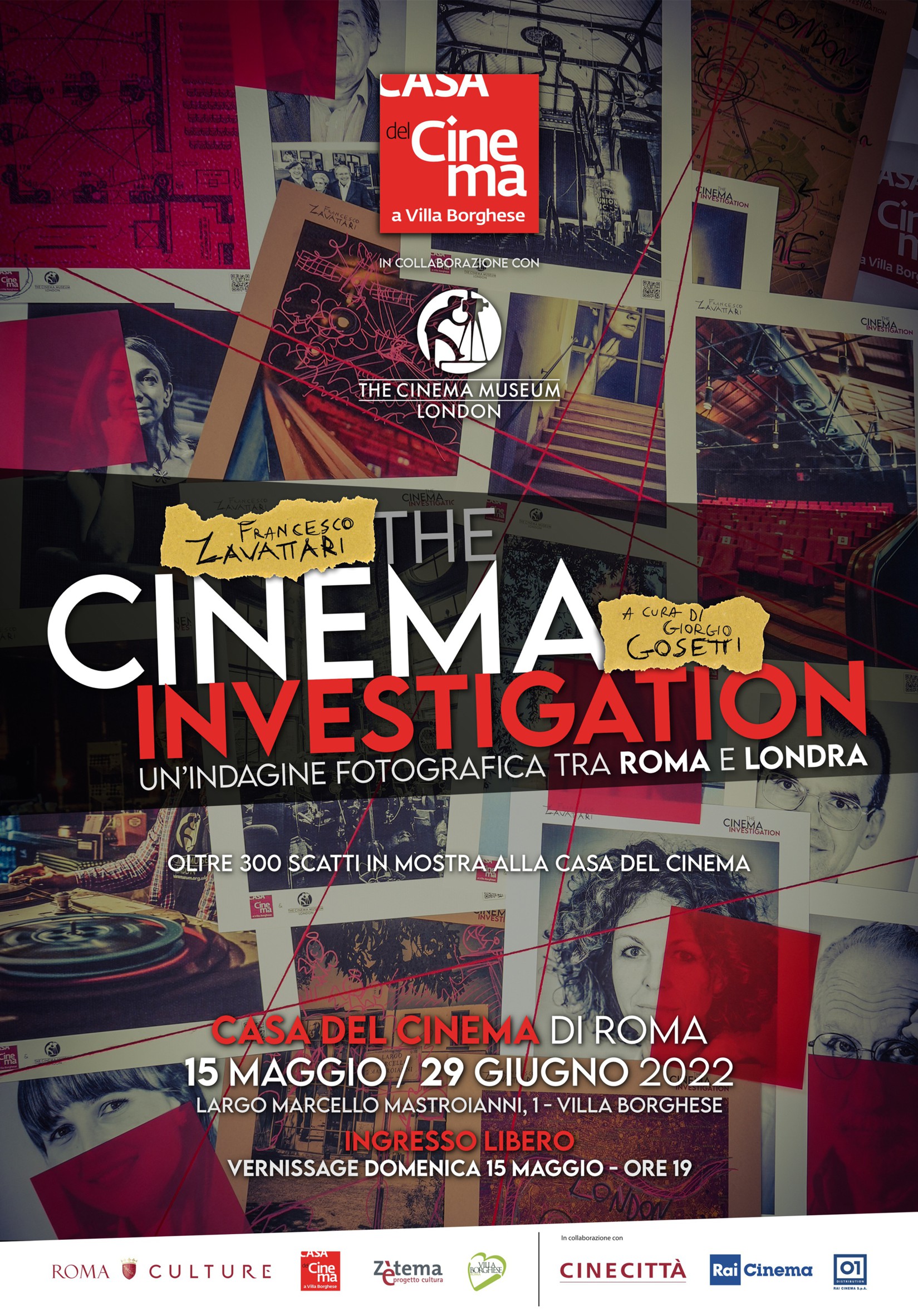 “The Cinema Investigation”: a Roma il progetto di Francesco Zavattari