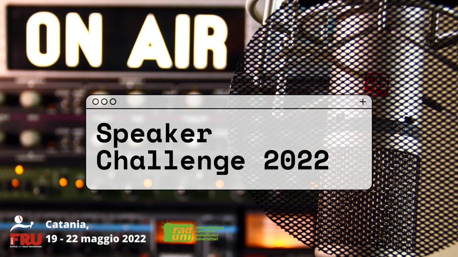 Aperte le iscrizioni per la Speaker Challenge RadUni 2022