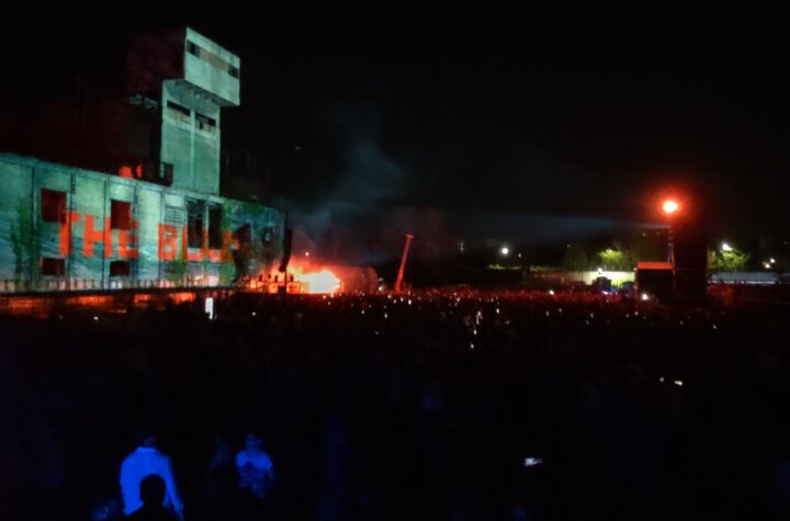 The Blaze, live A/V a Videocittà Festival. Foto di Mario Monopoli