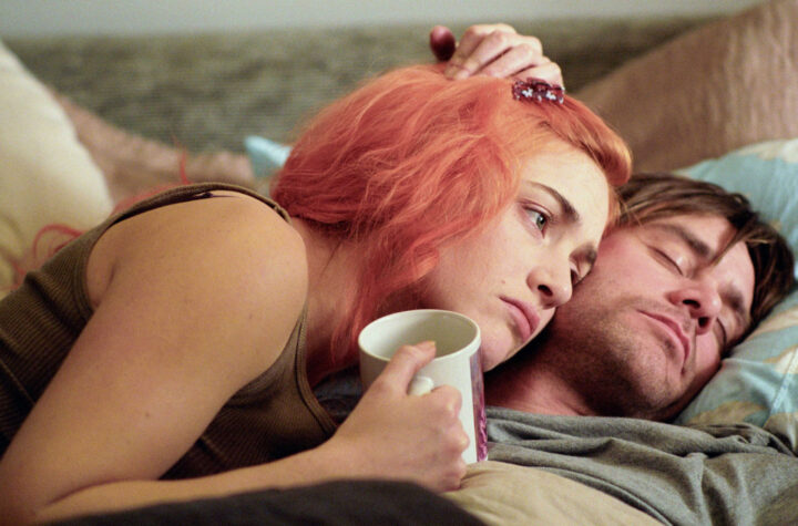Jim Carrey e Kate Winslet in una delle scene del film, fonte Web
