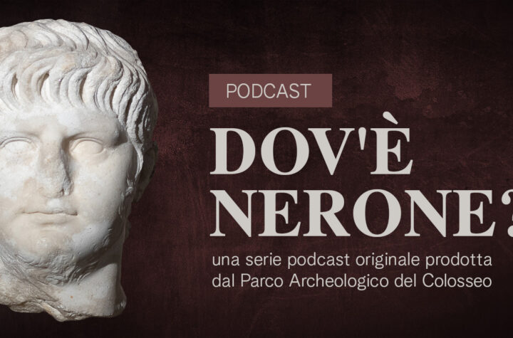 L'immagine raffigura il busto marmoreo dell'imperatore Nerone, da cui prende il titolo il podcast.