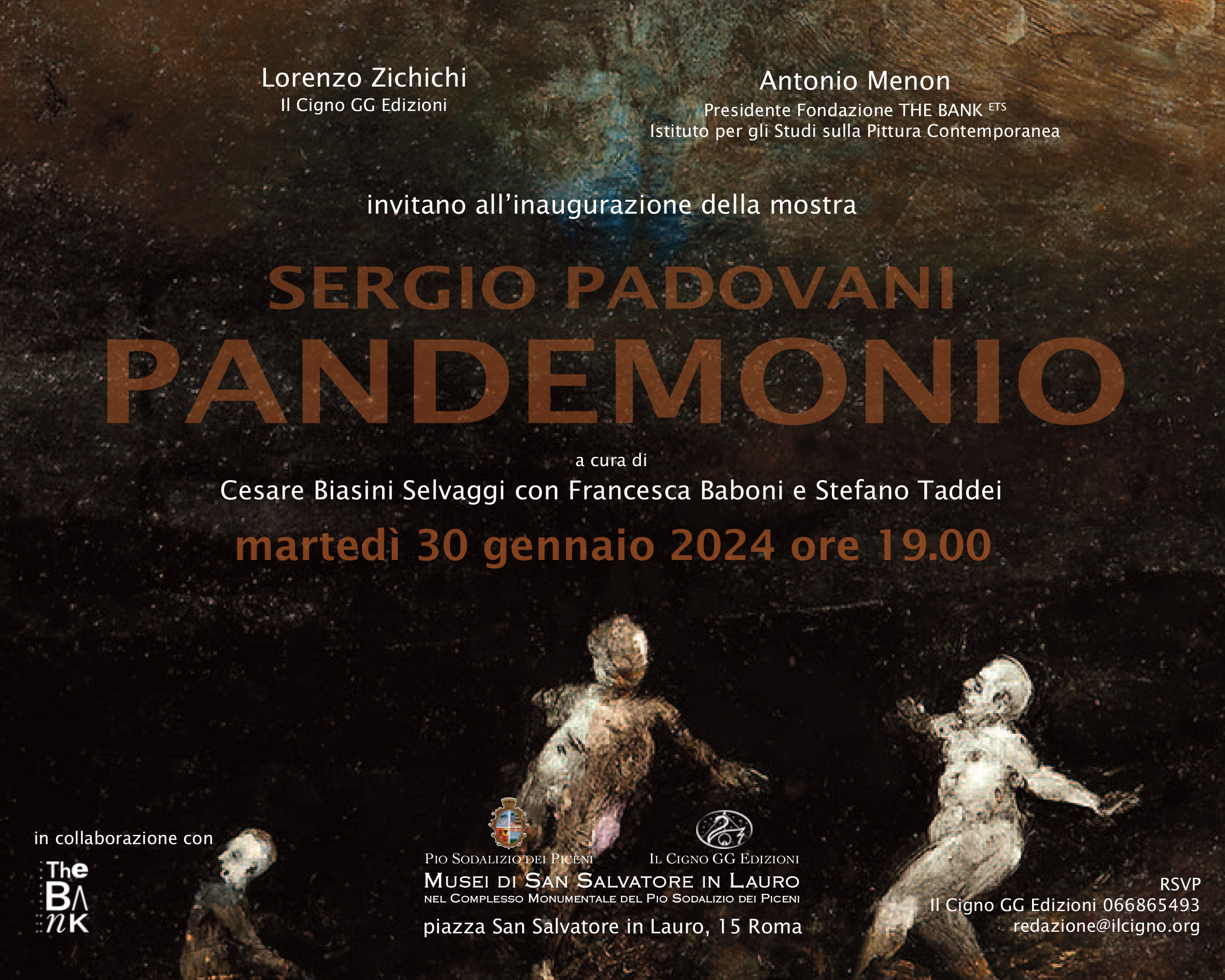 Pandemonio: l'arte visionaria di Sergio Padovani in mostra a Roma 