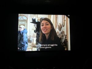 Sofia Coppola in Making Marie Antoinette